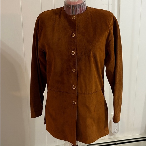 Danier Tan Suede Utility Jacket - Picture 6 of 6